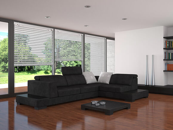 Horizontal, vertical interior blinds