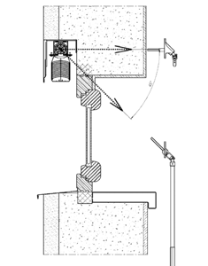 Assembly into created pocket (ceiling/wall)